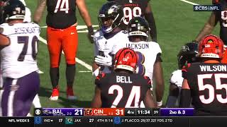 Lamar Jackson Highlights Vs Bengals Week 5 2024 [upl. by Jaquelyn]