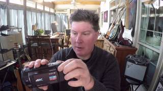 Sony FDRAX33  How to Make the Eyepiece View Finder Work [upl. by Wright]