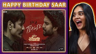 Saripodhaa Sanivaaram  Not a Teaser REACTION  Nani  Priyanka  SJ Suryah  Neha M [upl. by Oileve]