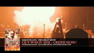 SABATON  The Great Show Trailer Live from The Great Tour in Prague 2020 [upl. by Ahsiekal]