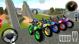 Impossible Mega Ramp  Dirt Bike Stunts Driving Racing Simulator 2024  Androidios gameplay FHD [upl. by Landa269]