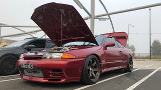 Cars and Coffee Schofields quotThe Shedquot Australian amp American muscle Euro JDM R32 R34 Rotary [upl. by Feeney]