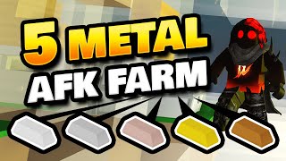 How to AFK Farm Gold Bronze Copper Steel Iron amp Coal in Roblox Islands [upl. by Justis]