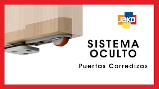 Instalación Sistema oculto para puertas corredizas COD JK15452 [upl. by Lyndes]