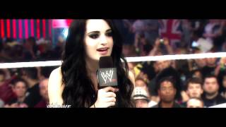 AJ Lee vs Paige Divas Championship promo RAW 4714 [upl. by Sanford121]