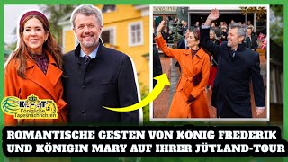 Romantisch König Frederik von Dänemark und Königin Mary von Dänemark während ihrer Jütlandreise [upl. by Alwin]