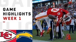 Chiefs vs Chargers Week 1 Highlights  NFL 2018 [upl. by Nylleoj]