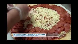 NBC4’s story featuring Massey’s Pizza’s 75th Anniversary 2024 [upl. by Aicnom995]