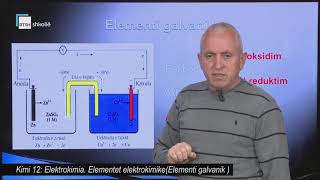 Kimi 12  Elektrokimia Elementet elektrokimike Elementi galvanik [upl. by Airalednac257]