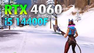 RTX 4060 Fortnite  i5 14400F  RTX 4060 [upl. by Jacquenetta885]