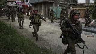 Philippines Fights Islamic Militants in Marawi [upl. by Anaert]