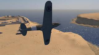 IL2 Desert Wings  Macchi C202 Folgore Series VII Vs Dewoitine D520 Trop  Flight over Bardia [upl. by Brownley]