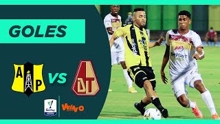 Alianza Petrolera vs Tolima 02 Liga BetPlay Dimayor 20221  Fecha 17 [upl. by Ham]