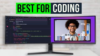 5 Best Curved Monitors for PROGRAMMING and CODING in 2022  Tequila Tech [upl. by Noryt]