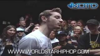 KOTD  Rap Battle  Kid Twist vs Hollohan Title Match [upl. by Nailluj]