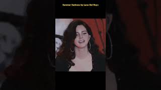 Summer time Sadness Lana Del Rey singing treandingshort [upl. by Ardnnek]