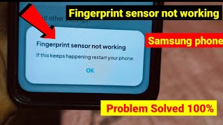 fingerprint sensor not working  fingerprint sensor not working samsung  samsung fingerprint sensor [upl. by Assirral]