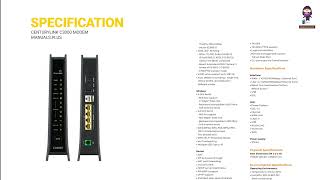 CenturyLink Zyxel C3000C3000Z Modem User Manual Features and Setup Guide [upl. by Nnairret]