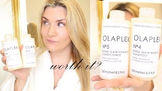 NEW OLAPLEX 4 and 5  FIRST IMPRESSIONS [upl. by Macario]