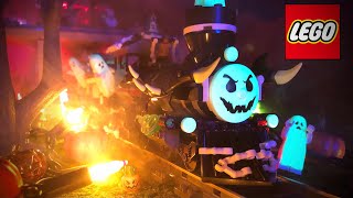 9Volt LEGO Train Music Video  “Halloween Train” [upl. by Nylinej566]