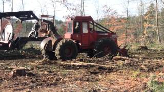 Deere 548G Skidder In Action [upl. by Adyeren]