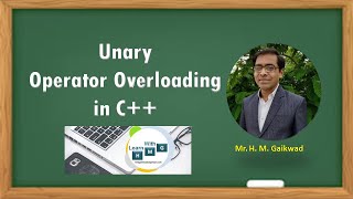 Unary Operator Overloading in C [upl. by Aneej]