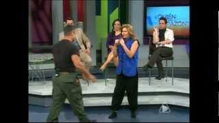 Quien Tiene La Razón  Telefutura Krav Maga Para Mujeres 2012 [upl. by Bonnell]