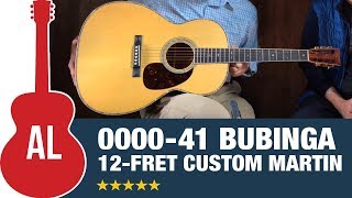 Martin 000041 Quilted Bubinga 12fret Custom [upl. by Brandi]