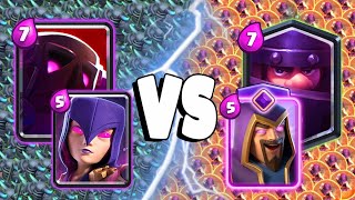 PEKKA  WITCH VS MEGA KNIGHT  EVOLVED WIZARD  Clash Royale Challenge [upl. by Neirod]