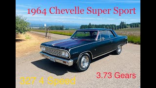 Will it run 64 Chevelle Super Sport runs strong 4 Speed Project Car [upl. by Nyrac]