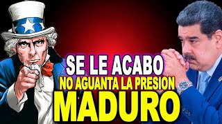 SE LE ACABO LA FIESTA MADURO NO AGUANTA LA PRESION SE EXPONE MUY DEBIL [upl. by Nho227]