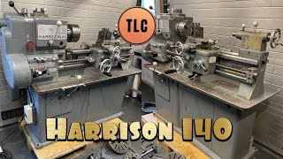 Harrison 140 Metric Power Cross Feed Lathe Drehmaschine Svarv Tornio [upl. by Asus738]