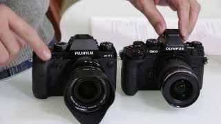 FujiFilm XT1 Detailed Review vs Olympus EM1 Controls Menus and Usability [upl. by Adnuahsar899]