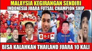 MALAYSIA KEGIRANGANINDONESIA JUARA DI PIALA FUTSAL CHAMPIONSHIP [upl. by Levona]