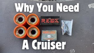 Spitfire Super Wide Cruiser Wheel Review  Vlog [upl. by Enaxor331]