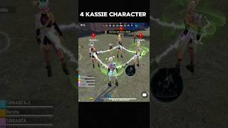 4 kassie Character Ability Test 🔥 Free Fire New Character Kassie Skill [upl. by Imled361]