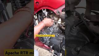 Apache RTR perfect mileage setting 🛠️ mechanicrohit automobile bike youtubeshorts mechanic [upl. by Cybil]