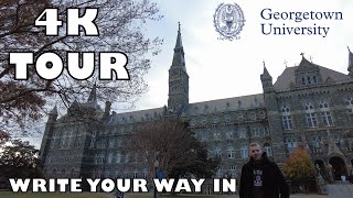 Georgetown University Tour 4K  Admissions Tips georgetown collegetour collegeadmissions [upl. by Emmer125]