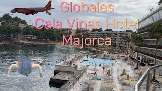 Globales Cala Vinas Hotel Majorca  Hotel and Room Tour [upl. by Rena275]