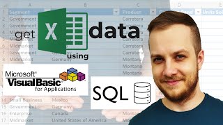 Get EXCEL data using SQL in VBA [upl. by Haridan]