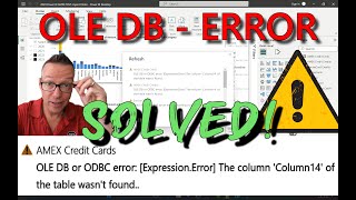 Fixing OLE DB or ODBC Errors in Power BI  Troubleshooting Guide [upl. by Madeline782]