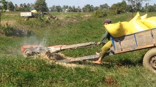 World most amazing tractor tractor kubota RT 120 stuck in mud [upl. by Abdul568]