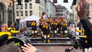 Rande Hüüler Guggemusig Beringen  Ausmarsch  Guggenchilbi Schaffhausen 18112023 [upl. by Otrebogir61]