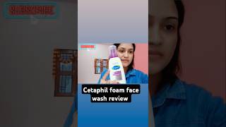 Cetaphil pro oil control foam face wash review 😊shorts [upl. by Idnim456]