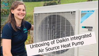 Unboxing of the Daikin Integrated Air Source Heat Pump [upl. by Spenser]