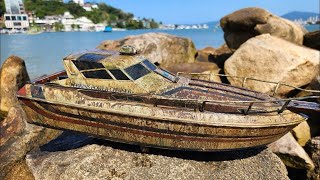 Restoration of an Incredible Old RC Boat [upl. by Tisbe]