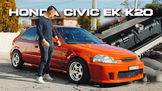 My Honda Civic EK K20  Sydney Honda Club 90s Era Meet 2024 [upl. by Lilas]