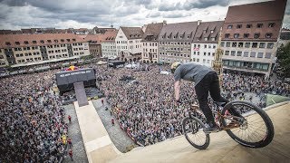 Nicholi Rogatkin goes full send with a 1440 at Red Bull District Ride 2017 [upl. by Annawt721]