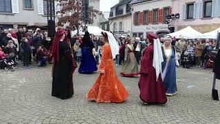 Noël Médiéval de Landerneau 2023  Branle des chevaux [upl. by Wilbur552]