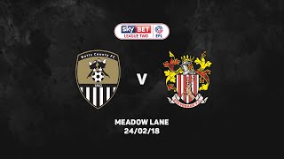 HIGHLIGHTS 1718 Notts County v Stevenage [upl. by Dviad]